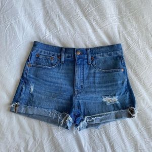 Madewell High Rise short size 27